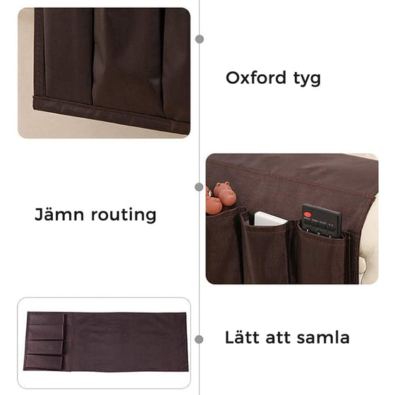 Soffa armstöd förvaring hängväska