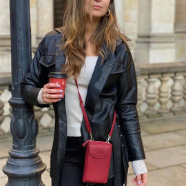 Premium crossbody telefonväska