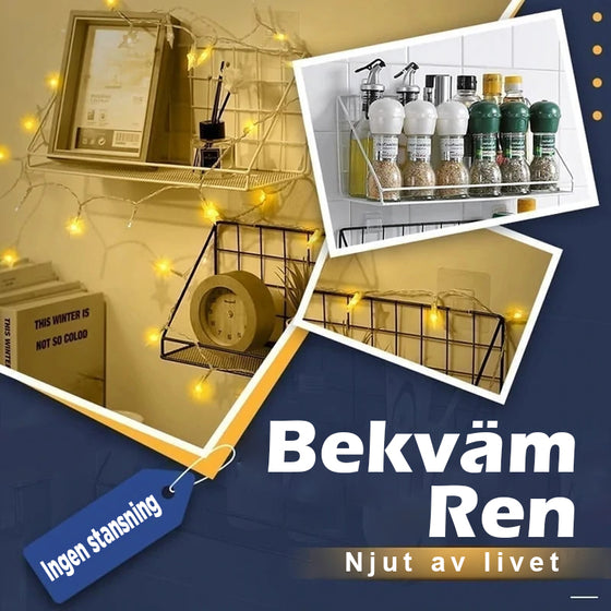 Hålfri spikkrok väggupphängningsapparat