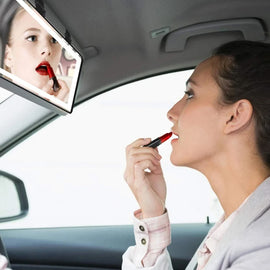 LED sminkspegel för bil