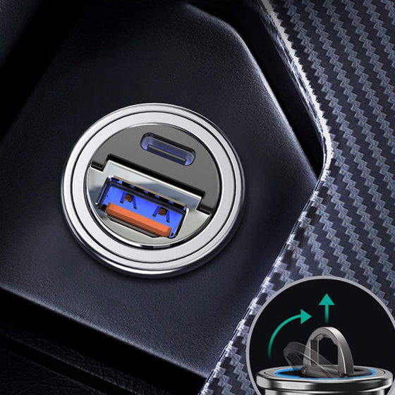 30Ｗ Snabb billaddare