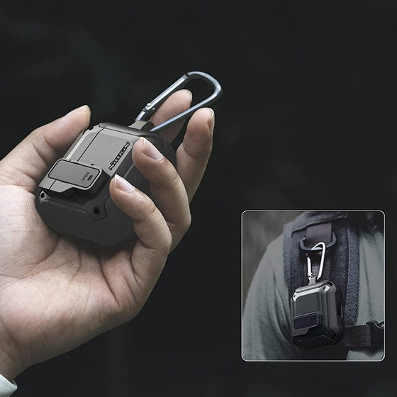 Coolt hörlursskydd med säkerhetsspärr