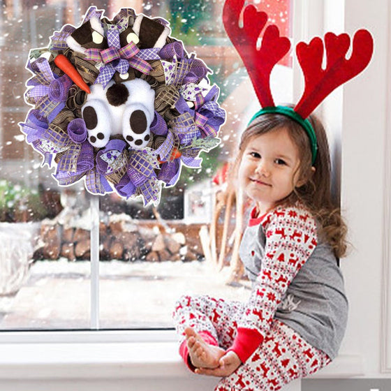 Påskharekrans klistermärke