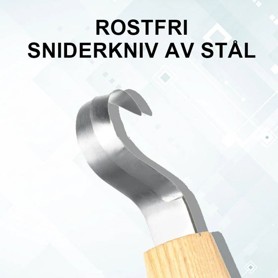 Böjd sniderkniv