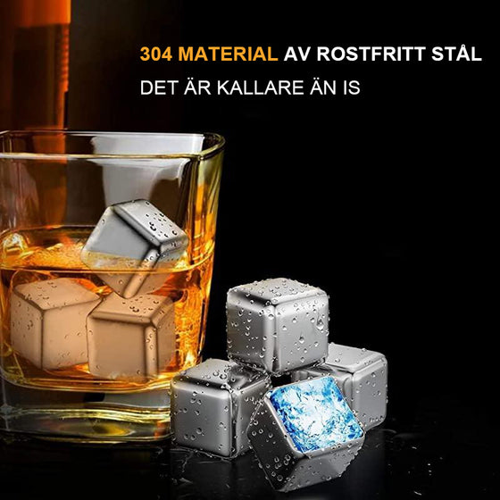 Återvinningsbara dryck kylkuber