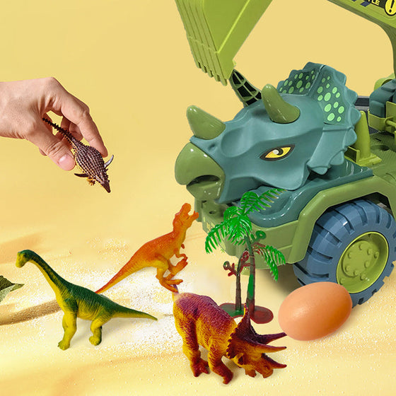 Dinosaurie transport lastbil