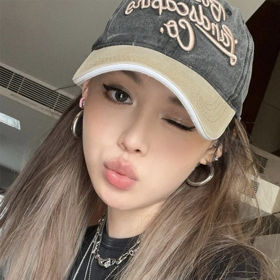 Broderad baseballkeps