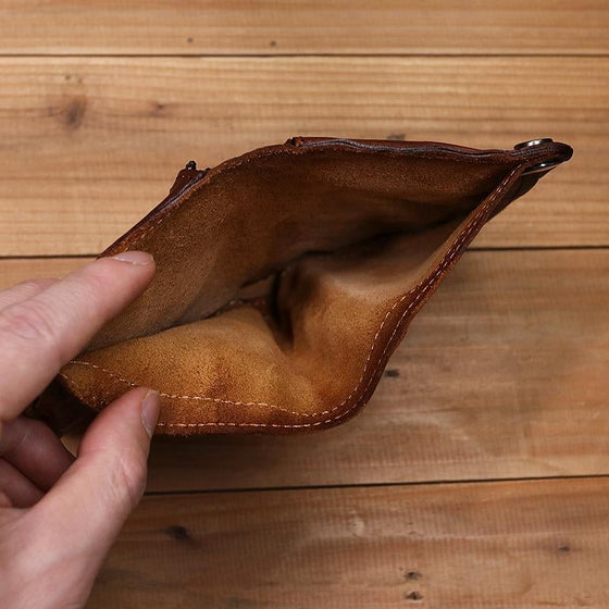 Plånbok med flera kortplatser i retrostil