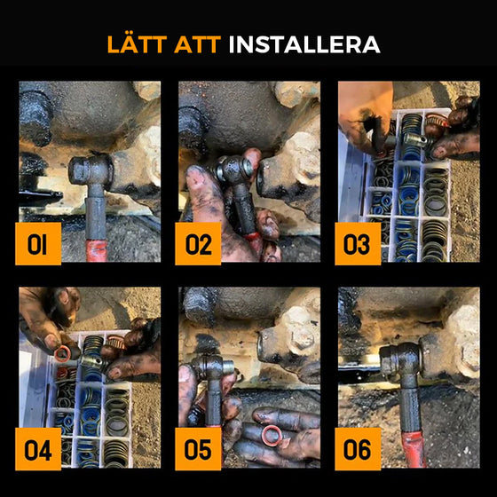 100 st/ 245 st diverse tätningspackningsset