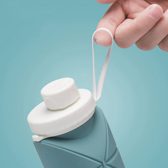 Återanvändbar hopfällbar kopp