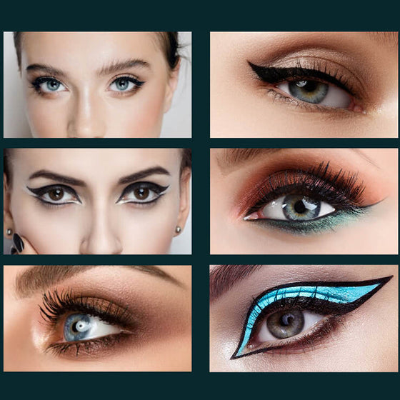 Enkel No-Skip Eyeliner (med borste)