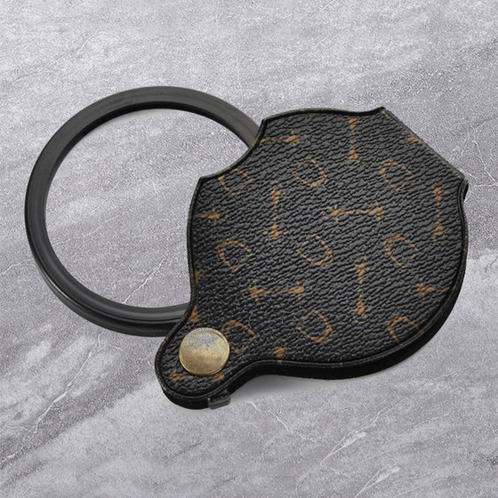 Nytt läderfodral med fällbart förstoringsglas