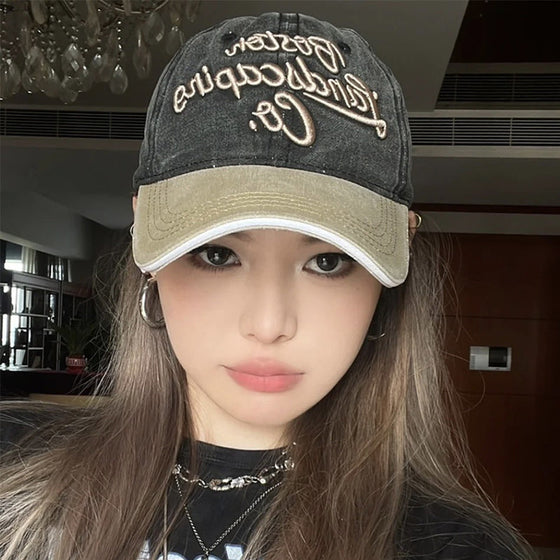 Broderad baseballkeps