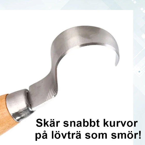 Böjd sniderkniv