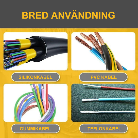 Justerbar kabelavdragningskniv