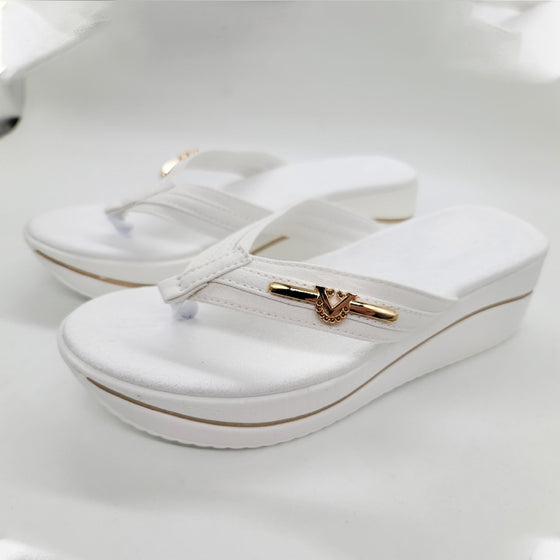 Casual plattforms flipflops