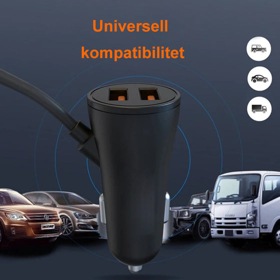 4 i 1 bilbaksätes laddare