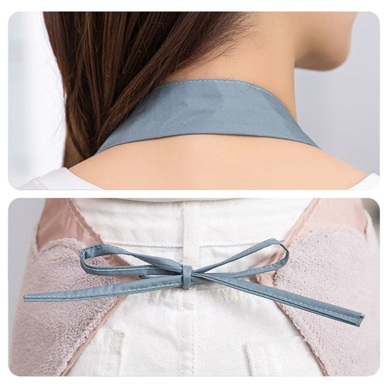 Vattentätt förkläde med handtorkande handduk