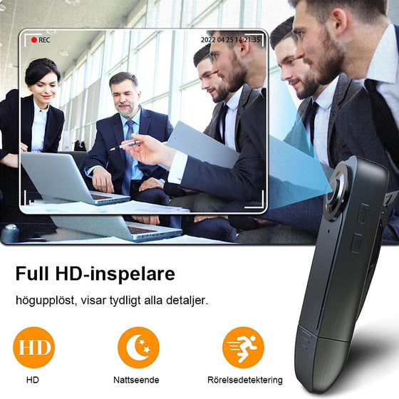 Mini kroppskamera videobandspelare