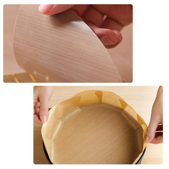 Återanvändbart och Hållbart Pappersark för Tårtsläpp