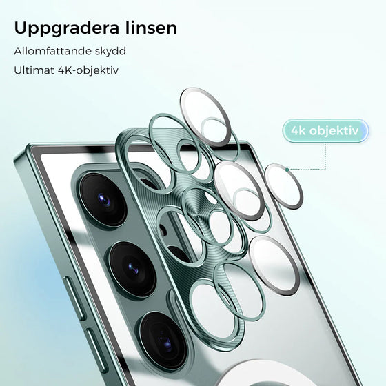 Magnetisk Magsafe metallfodral för Samsung