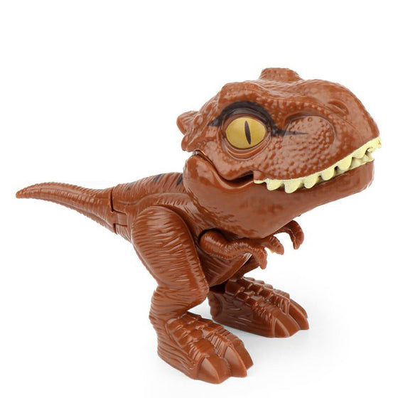 Fingerbitande dinosaurier actionfigurer