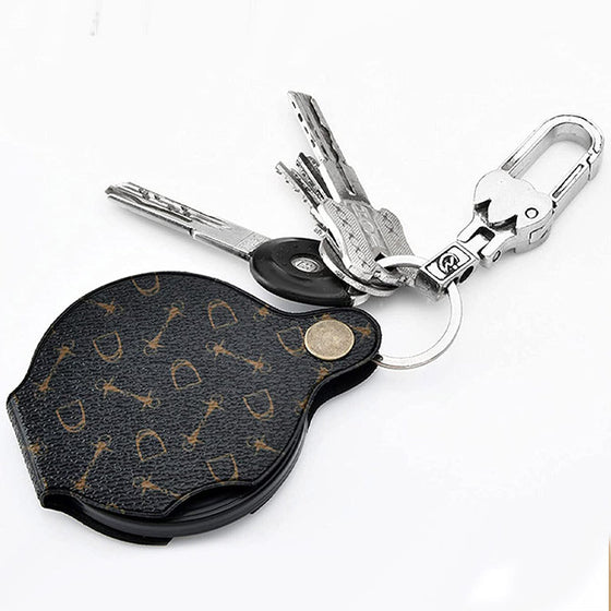 Nytt läderfodral med fällbart förstoringsglas