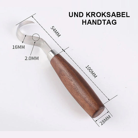 Böjd sniderkniv