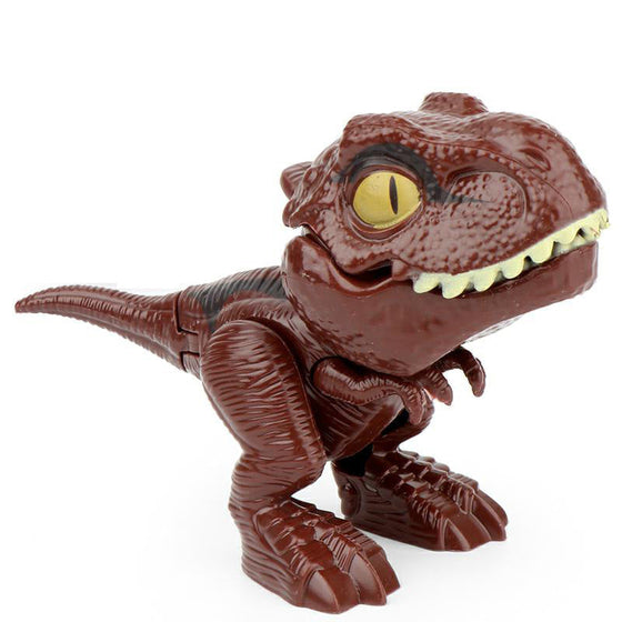 Fingerbitande dinosaurier actionfigurer