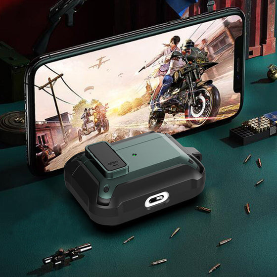 Coolt hörlursskydd med säkerhetsspärr