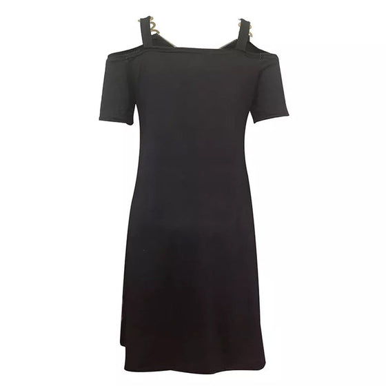 T-shirtklänning med tryck