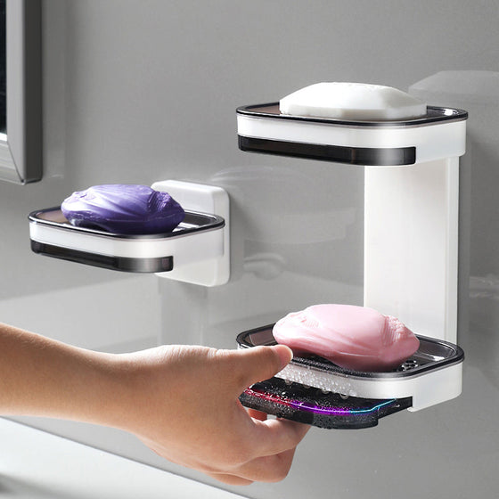 Tvålkopp med avtappningsbricka