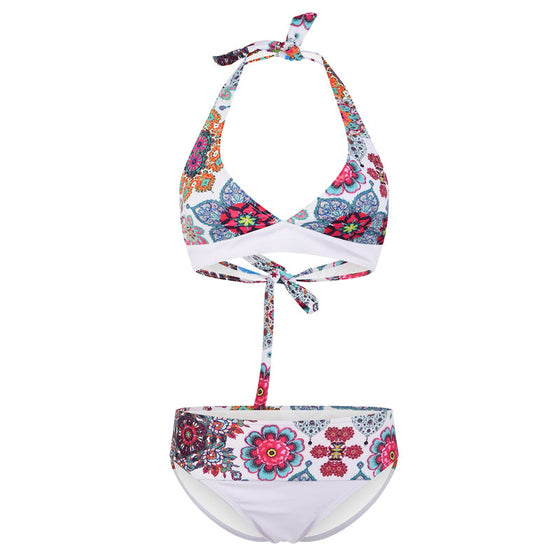Bikiniset med blommönster
