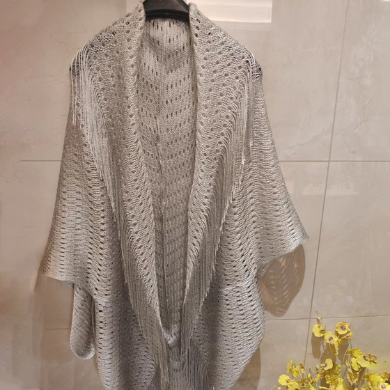 Franssjal med solkräm