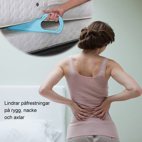 Ergonomisk madrasskilhiss - Sängbäddning & madrasslyft Behändigt verktyg för att lindra ryggsmärtor