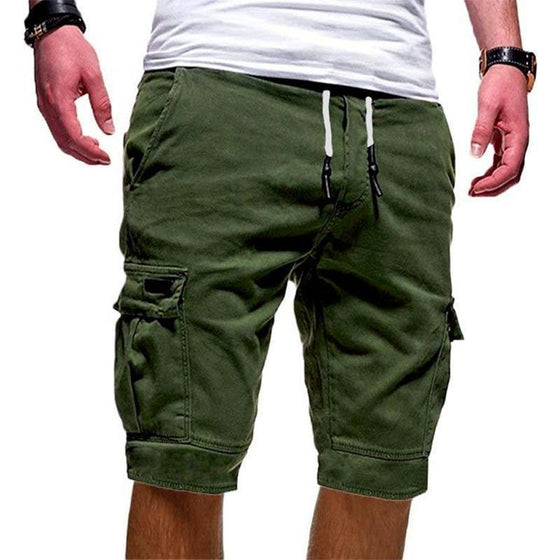 Herr shorts med fickor