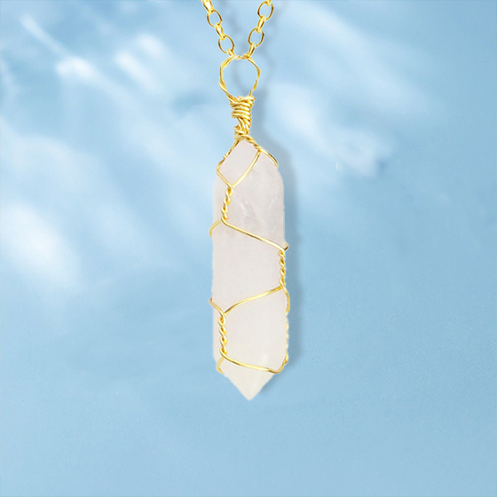 Hexagonal kristalltrådshänge