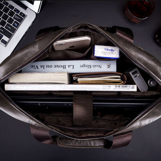 Läder Affärsväska