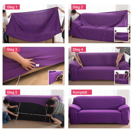 Universal Elastiskt Sofföverdrag