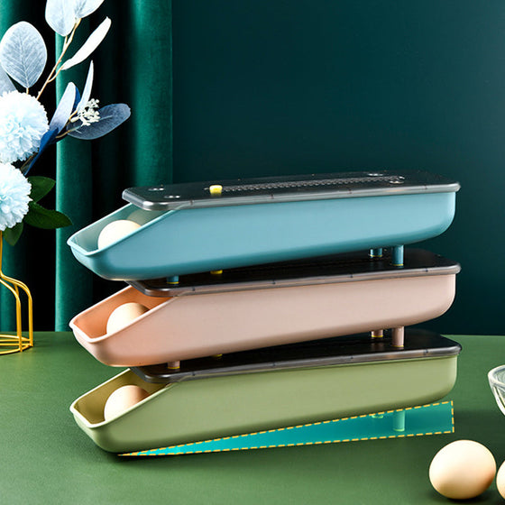 Säker glidbar äggförvaringslåda