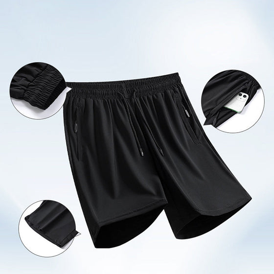 Sommar elastiska sportshorts