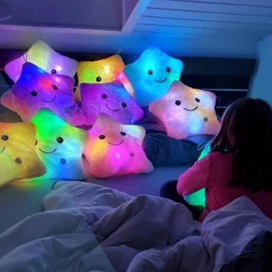 Fem-Spetsiga Stjärna Lysande kudde