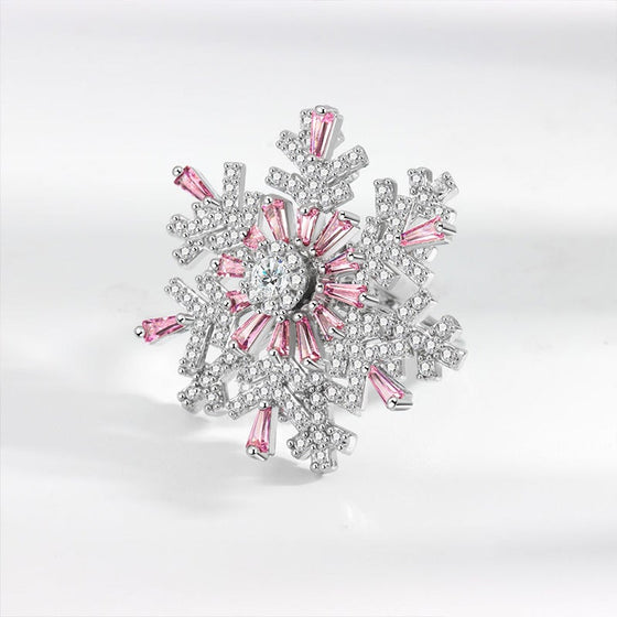 Dubbellager roterbar snöflinga öppen ring