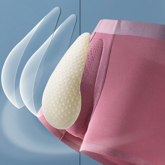 Mäns ekologiska latex stödpåse