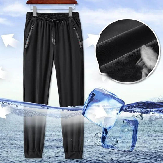 Högelastiska snabbtorkande byxor