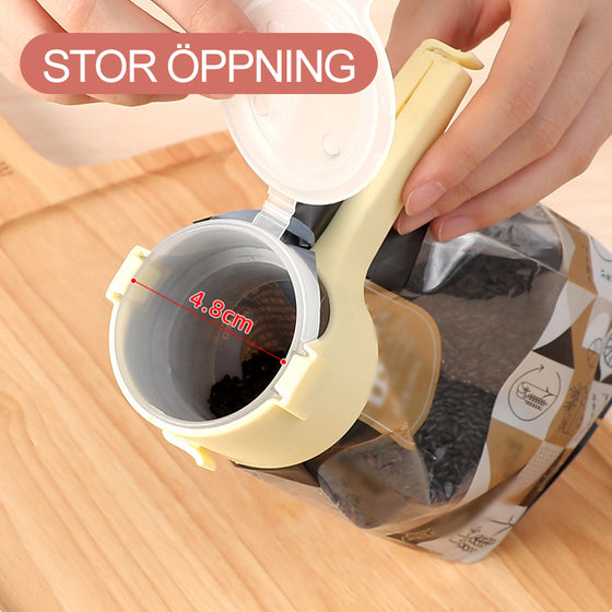 Matförseglare med fickklipp