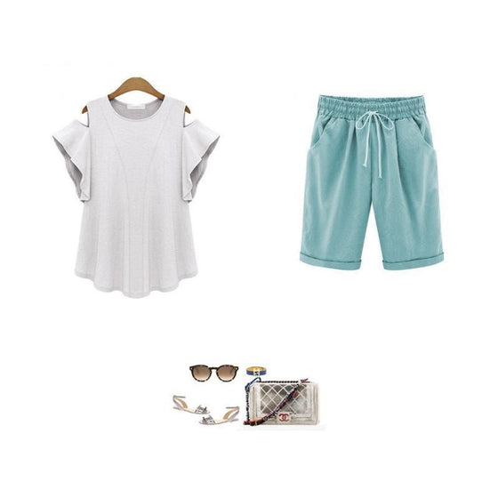 Lösa shorts för kvinnor