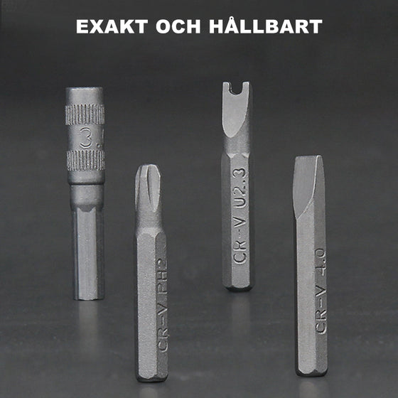 63 i 1 precisionsskruvmejselkit