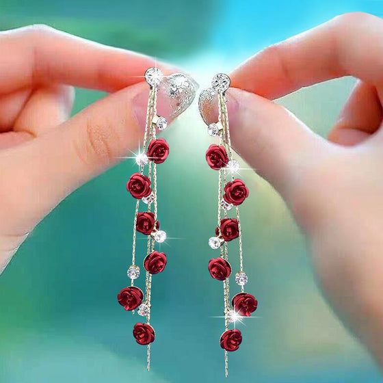 Ros Örhänge | Vackert hängande