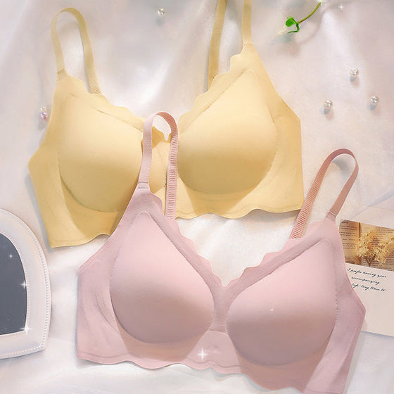 Andningsbar sömlös trådfri bh